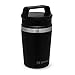 Stanley Adventure Shortstack Travel Mug 0,23L Matte Black – Antigoccia -Anello a D per agganciarlo a zaini - Senza BPA - Compatibile con macchine da caffè da una tazza - Lavabile in lavastoviglie