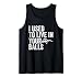 I Used To Live in Your Balls Funny Father's Day Tank Top