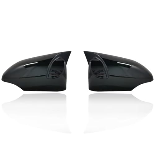 車用サイドミラーキャッ に適合する CHR 2017-2021 用 カーアクセサリー リアサイドビュー バックミラーカバーキャップ(Bright black)