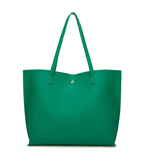 Image of Dreubea Women's Soft Faux Leather Tote Shoulder Bag from, Big Capacity Tassel Handbag