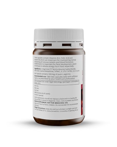 Image of Krauterhaus Sanct Bernhard Wellness Duo - L-Arginine + Cider Core Tablets | With B12, B1, B6, Folic Acid & Riboflavin | Promotes Energy, Heart Health | Digestion & Immunity Support | Vegan | non-GMO