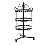 Photo Gallery espositore girevole a 3 ripiani per gioielli, per orecchini, anelli e accessori, perfetto per la casa e la vendita al dettaglio Photo Gallery espositore girevole a 3 ripiani per gioielli, per orecchini, anelli e accessori, perfetto per la casa e la vendita al dettaglio