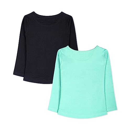 Image of Real Basics Girls Regular Fit Full Sleeves Tshirt (Pack of 2)