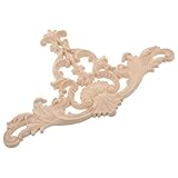 Matériau : fabriquées en bois massif, ces appliques sculptées mettent en valeur le grain naturel du bois, garantissant une durabilité exceptionnelle et apportant une touche d'authenticité raffinée à tout meuble, porte de placard ou élément de décoration