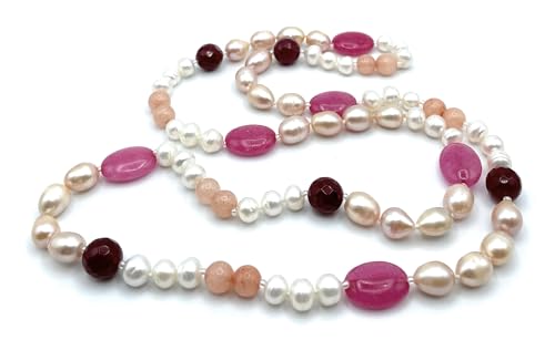 Collier Perles Baroques Blanches et Jade pour Sublimer Votre Style