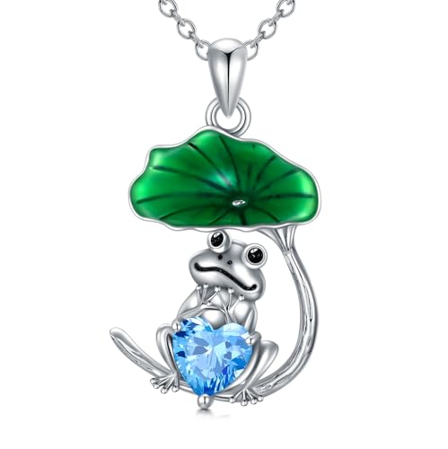 Collier grenouille argent anti-allergie résout problème de peau sensible