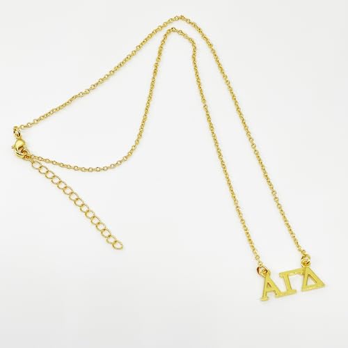 Alpha Gamma Delta Necklace, Sorority Floating Necklace Alpha Gam, ΑΓΔ3