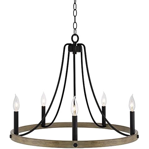 Kira Home Fairbrook Wagon Wheel Chandelier Cover