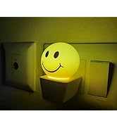 HOARD Plastic 0.5W Led Night Lamp With Smiley Face -Pack Of 1 (Yellow)