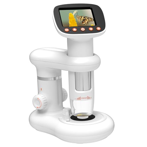 HOMEASY Microscopio para Niños Digital 50X a 1000X con Pantalla H...
