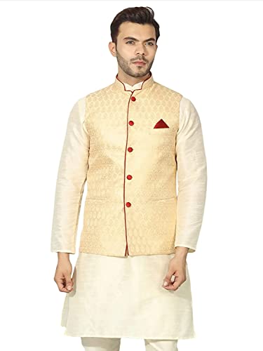 Image of Men's Kurta Pyjama with Nehru /Modi Jacket