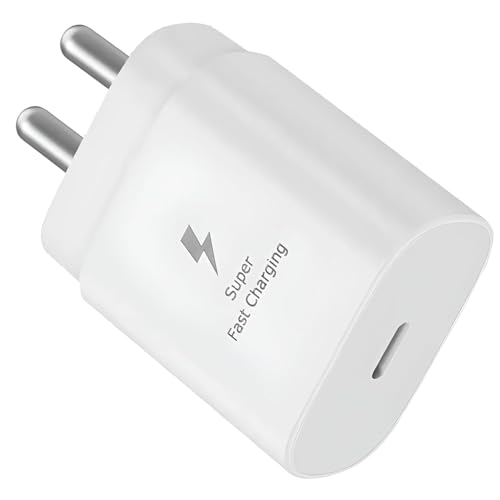 Image of Hoerrye Samsung 25W Pd Type C Super Fast Charging Adapter Compatible With Samsung M36,A56,S25,M05,M35,F06,A06,F55,F16,A15,M55S,M16,M15,M33,M34,F05,A14,A15,F15,S24,Charge Adaptor 25Watt-White