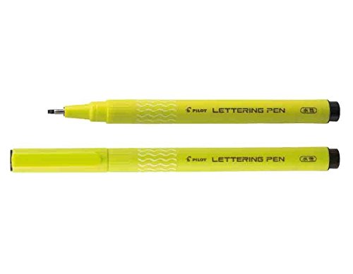 Pack of 3 - Pilot Lettering Calligraphy Pen Medium 2 mm Black
