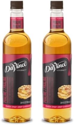 DaVinci Gourmet Jarabe de praliné clásico, 25.4 onzas líquidas (paquete de 2)