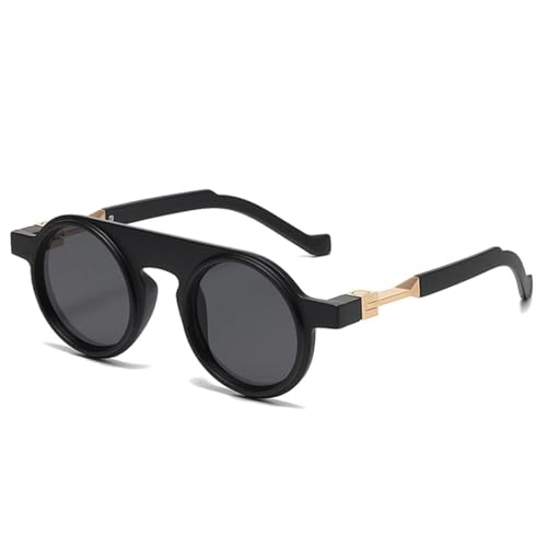 Lunettes de soleil rondes UV400 avec verres dégradés pour une protection stylée