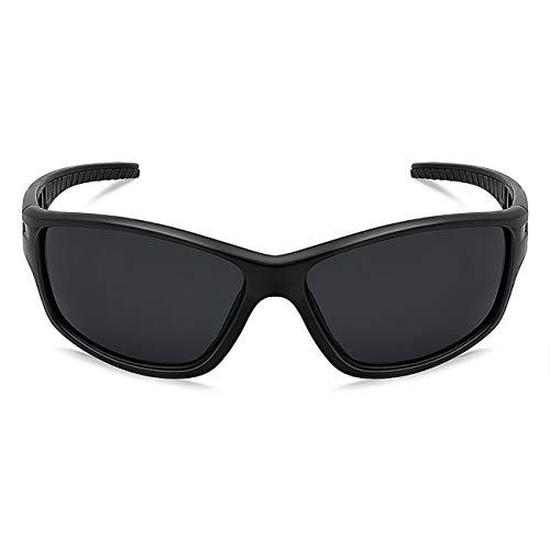 MAXJULI Polarized Sports Sunglasses for Men Women Tr90 Frame for Running Fishing Baseball Driving MJ80134