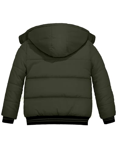 Wantdo Boy's Padded Winter Coat Water-Resistant Puffer Jacket with Removable Hood2