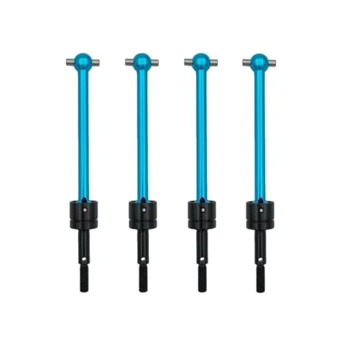 Arbre de transmission CVD Tamiya anti-vibration en métal bleu 64 mm DT03
