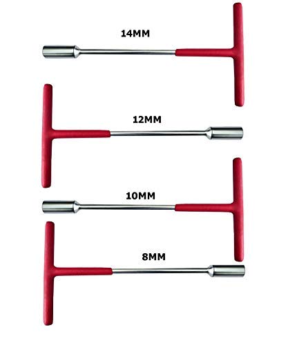 GIZMO Honiton T Spanner 8MM,10MM,12MM,14 MM Long 4Pc Set