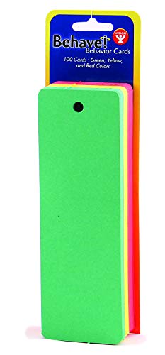 Hygloss Behavior Bookmarks - Motivational for Students & Kids - Red, Yellow & Green Incentive Cards for Classroom - Early Childhood Education Material - Pocket Chart Cards - 2" x 6" - Pack of 100 Hygloss Behavior Bookmarks - Motivational for Students & Kids - Red, Yellow & Green Incentive Cards for Classroom - Early Childhood Education Material - Pocket Chart Cards - 2" x 6" - Pack of 100