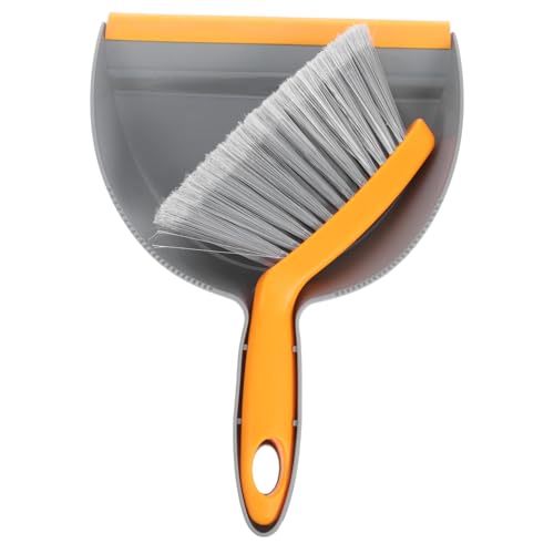 GOOHOCHY Portable Dustpan Brush Set Mini Broom Dustpan Pp Material Desk Cleaning Kit