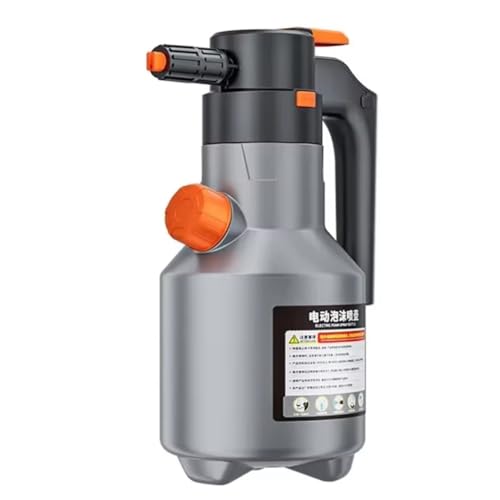 Pulverizador de espuma eléctrico con generación de capa densa automática y 2 litros gris