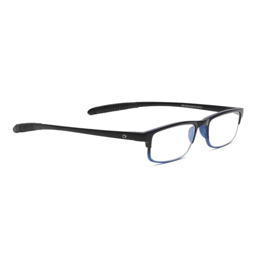 Image of SPECSMAKERS Reading Glasses For Men & Women | Eyeglasses | Spectacles | Full Rim Rectangle Frame Glasses | Black