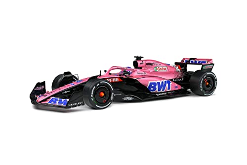 Alpine F1 A522 Solido 1/18 miniature Alonso 2022 pour vitrine de collectionneur