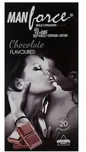 Manforce Multi Flavoured Condoms 10 Pieces (Multicolour) - Pack of 5