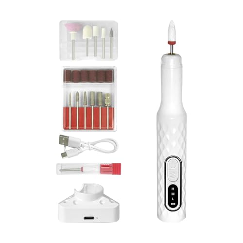 Torno Para Uñas Eléctrico - 15000 RPM Profesional, Kit Uñas Acrílicas Gel, Manicura Equipo | Velocidad Ajustable Par Lijado Pulido Moldeado Para Salón Casa Y Cuidado De Uñasi Belleza