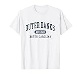 Outer Banks Est 1587 OBX North Carolina NC Vintage Retro T-Shirt