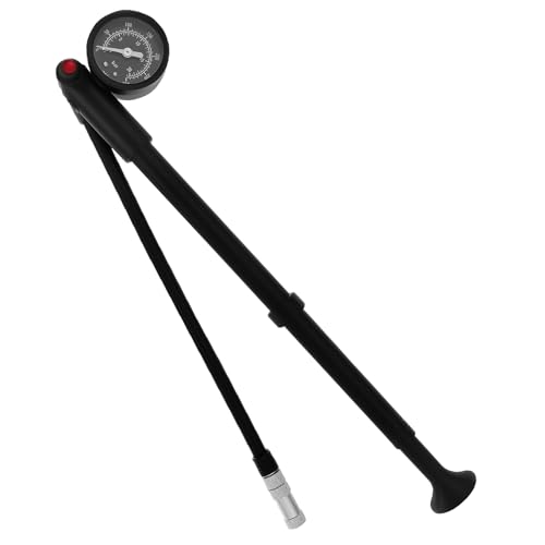 Bike Shock Pump [300 PSI] High Pressure Front Fork Pump with Gauge Air Release Button Portable Bike Suspension Pumps Mini Pumps for Bicycle Shock Absorber MTB