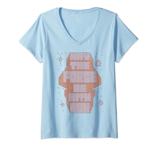 T-shirt Star Wars May The Force Be With You pour exprimer votre passion légendaire au féminin