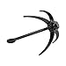 EVTSCAN Steel Outdoor Climbing Hook Multifunctional 4 Claw Grappling Hook for Mountaineering Caving Rock Climbing