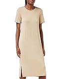 Corte holgado. PIECES Pconika SS Noos-Vestido Midi, Silver Mink, L para Mujer