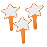 FUNOMOCYA 3pcs Handheld Erasable Scoreboard Blank Dry Erase Board for Voting and Scoring Portable Whiteboards Judges and Competitions