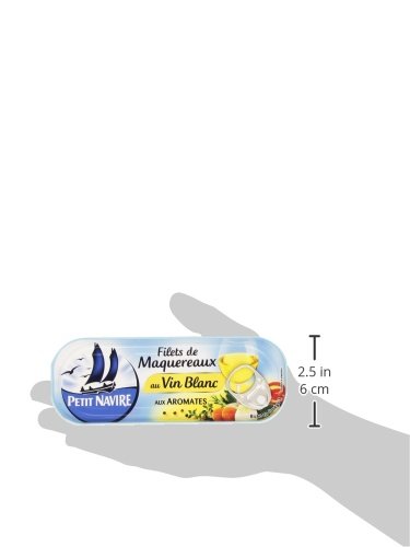 Filet De Maquereaux Vin Aromates Petit Navire La Boite De 175 G - vue 6