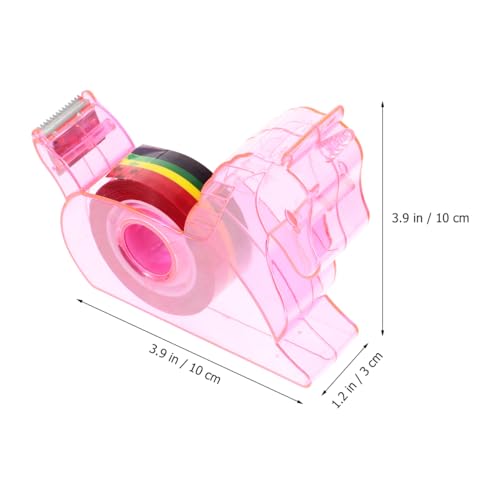 Garneck Kleberoller Einhorn - Rosa Tesafilm Abroller Für - Niedliches Tierdesign Ideal Für Geschenkverpackungen Und Bürobedarf Perfektes Set Für Kreative Bastelprojekte