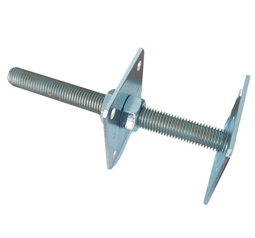 Support poteau réglable 100x100 acier galvanisé surélevé fixation ancrage terrasse - 6