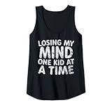 Photo Gallery donna losing my mind one kid at a time shirt divertente festa della mamma canotta Photo Gallery donna losing my mind one kid at a time shirt divertente festa della mamma canotta