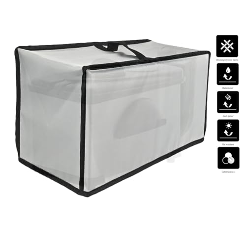 Housse pour friteuse électrique 2l protection gris clair - 3