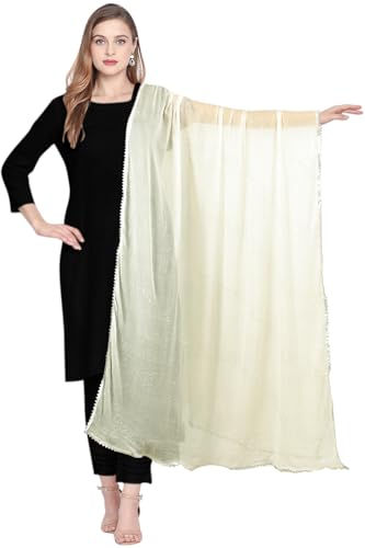 Chandrakala Dupatta for Women, Shawl Scarf Wrap Chunni (D289-P)