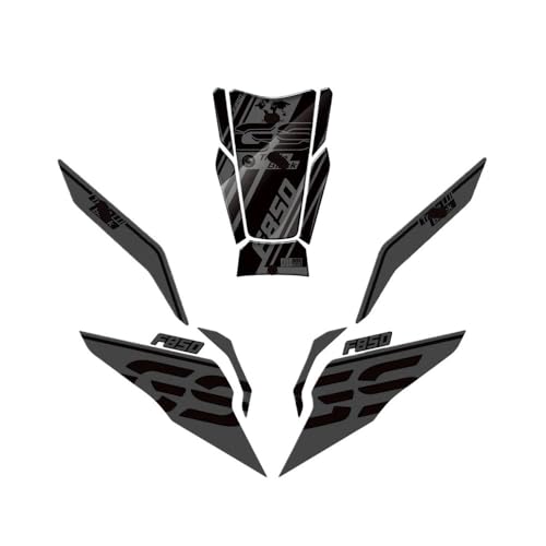 Kit autocollants de carénage moto f850gs adventure look triple black