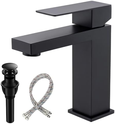 Black Bathroom Faucet, Bathroom Faucets, Bathroom Sink Faucets, Single ...