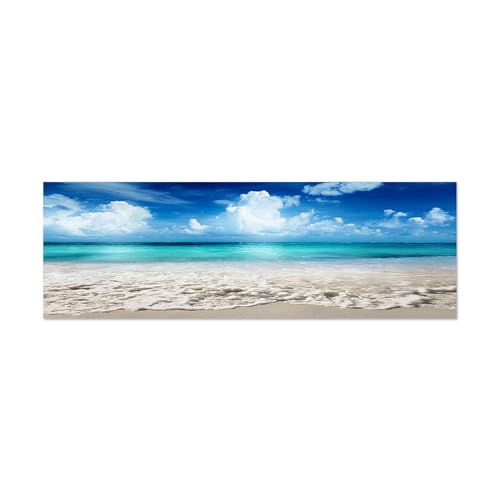 Lupia - Quadro moderno Canvas World SEA SUMMER 30x90 cm, Stampa su Tela Telaio in Fibra di Legno, Stampa Stile naturalistico mare, Decorazione Cucina Sala da Pranzo bar hotel ristorante pizzeria