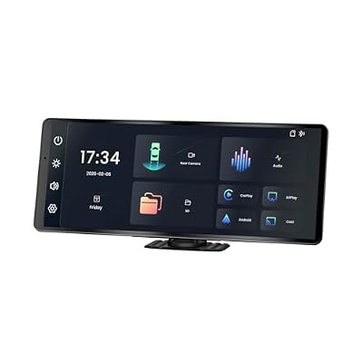 TECXERLLON 9.26'' Apple CarPlay Screen for Car with Upgraded Magnetic Mount, 1080P HD Backup Camera, Portable Wireless Car Play & Android Auto, OTA, GPS Navigation, Airplay, Mirror Link