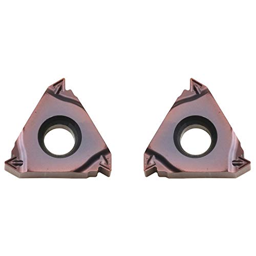 CNC tornio Utensile Filettatura Inserto in Carburo 16IR2.5 ISO LF6018 Per SNR Filettatura Titolare Acciaio Inox