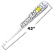 Inflatable Baseball Bats - 4 Pieces (Huge - 42 Inches) (White Super Bat) Party Favor for Kids and Adults Birthday Party, Sports Theme Activities and Good Old Fun! (White Super Bat)