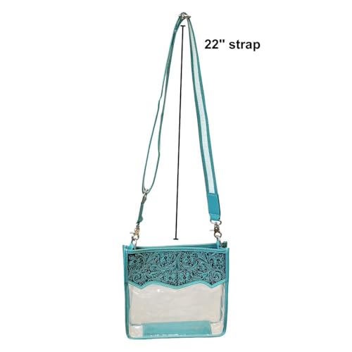 Myra Bag Clear Western Crossbody Bag for Women - Shoulder Purse for Concerts, Sports, Travel3