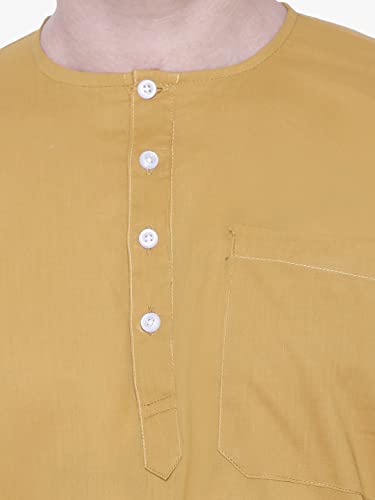 Image of Rajubhai Hargovindas Mens Casual Cotton Straight Kurta